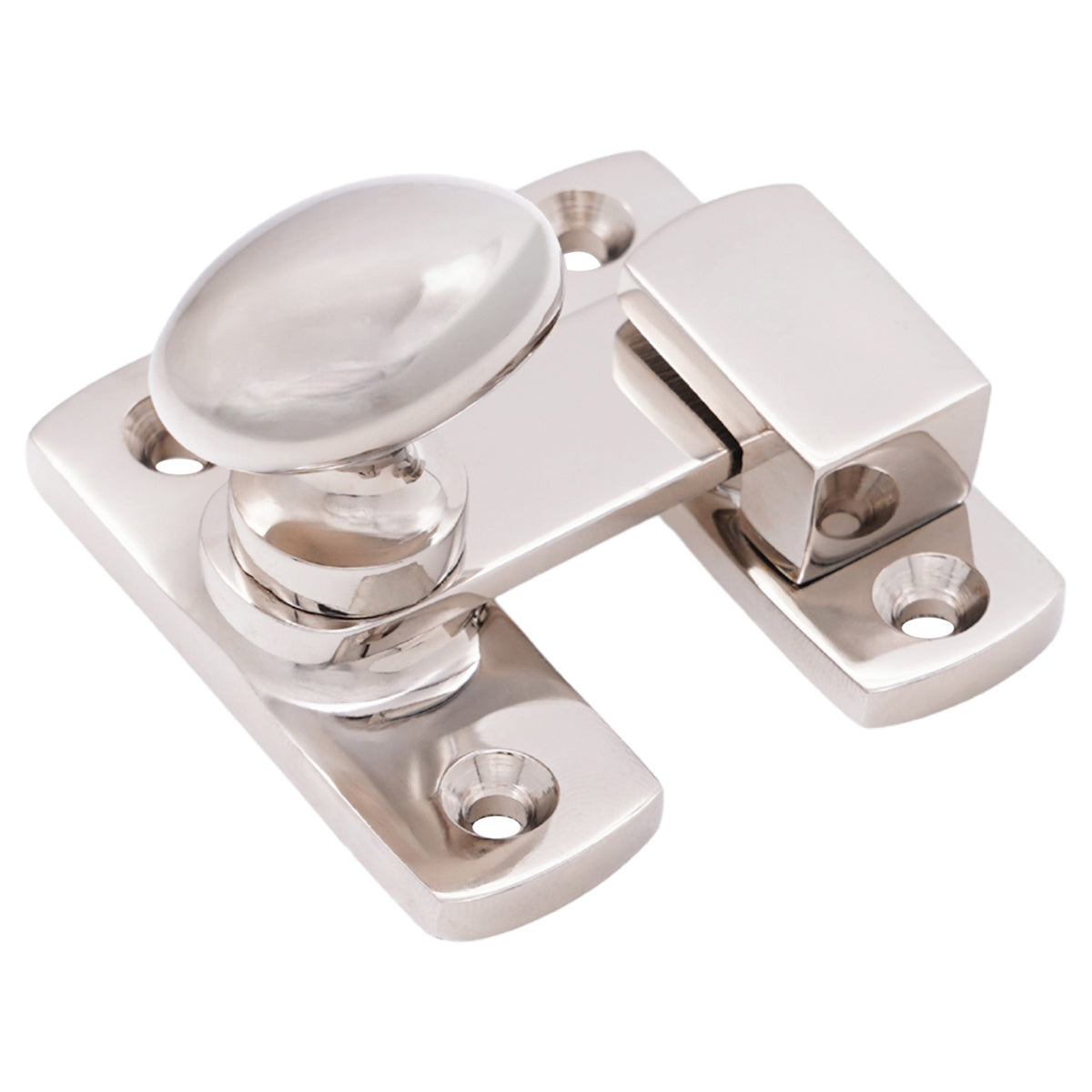 OVAL CUPBOARD LATCH 40x55x50 PNP by Spira Brass