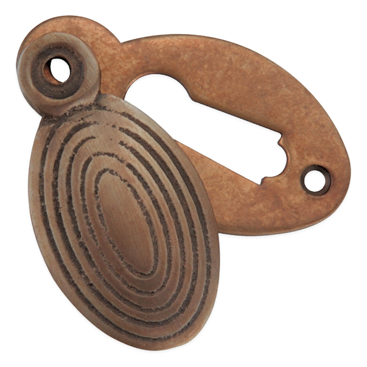 OVAL BEEHIVE ESCUTCHEON 55x28 MAN by Spira Brass