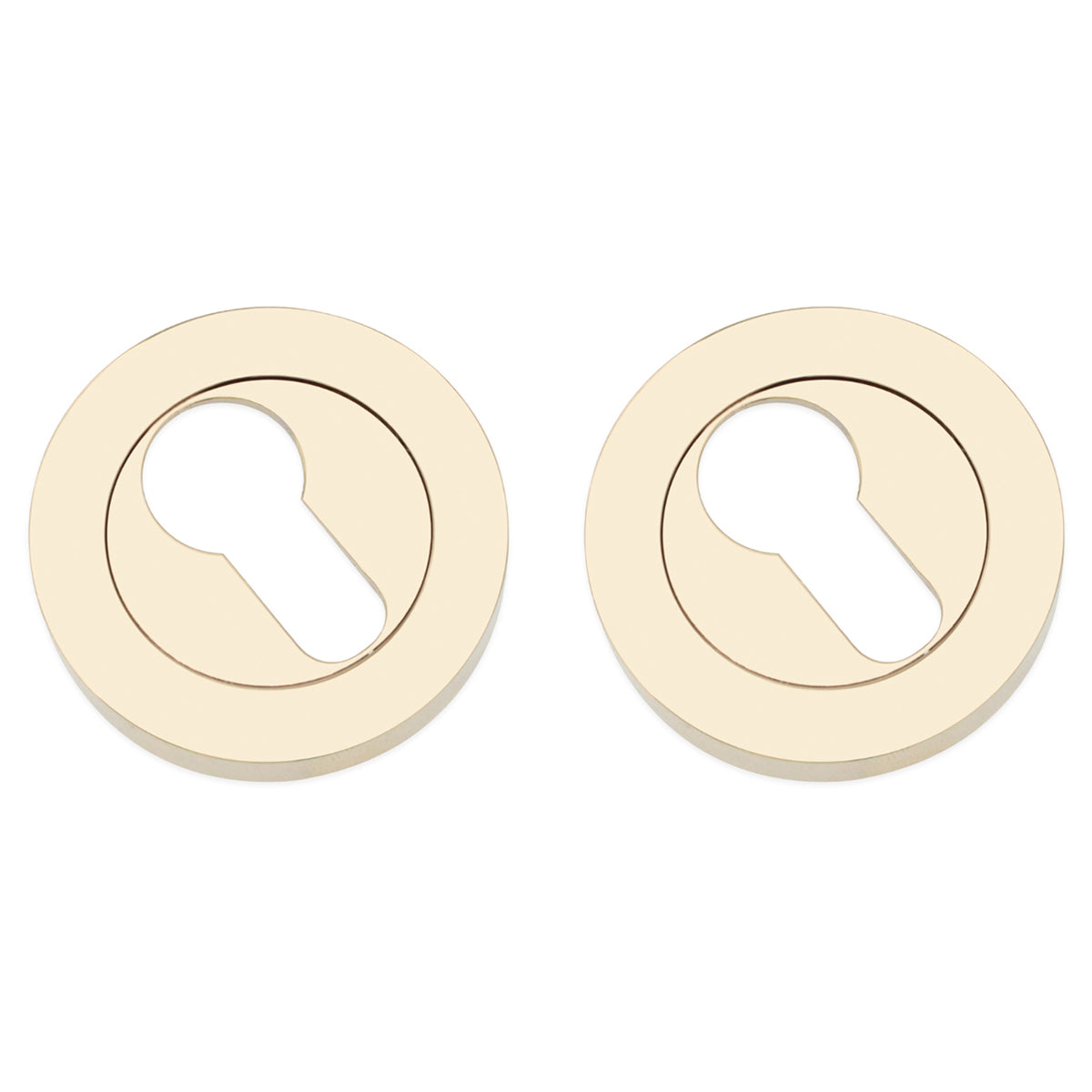 EURO PROFILE ESCUTCHEON 50x8x50 PVD by Spira Brass