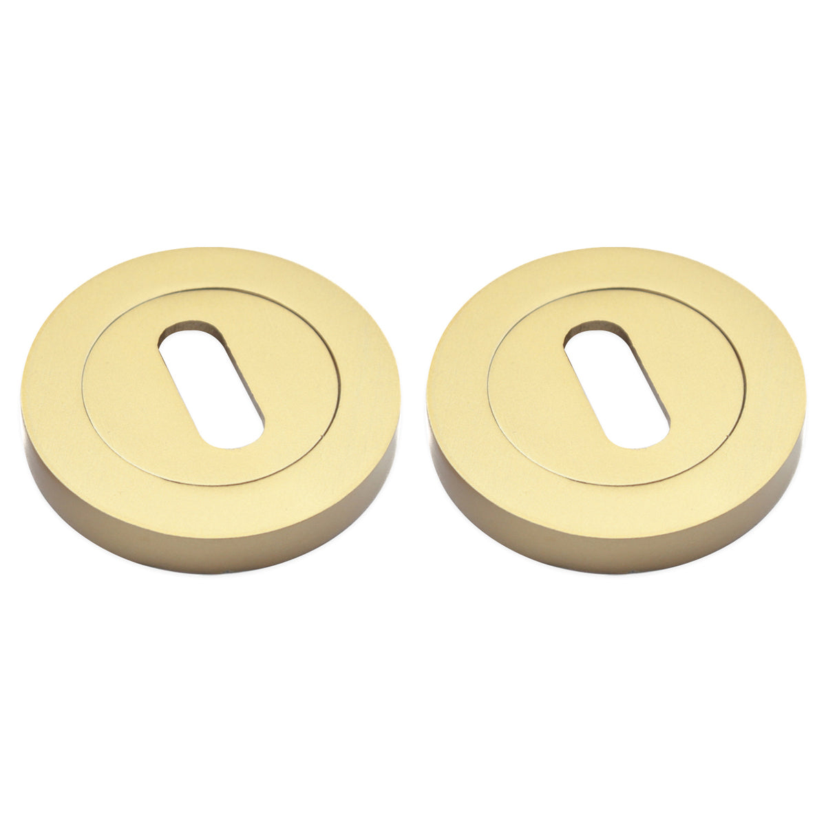 OVAL STANDARD ESCUTCHEON 50x8x50 SBR by Spira Brass