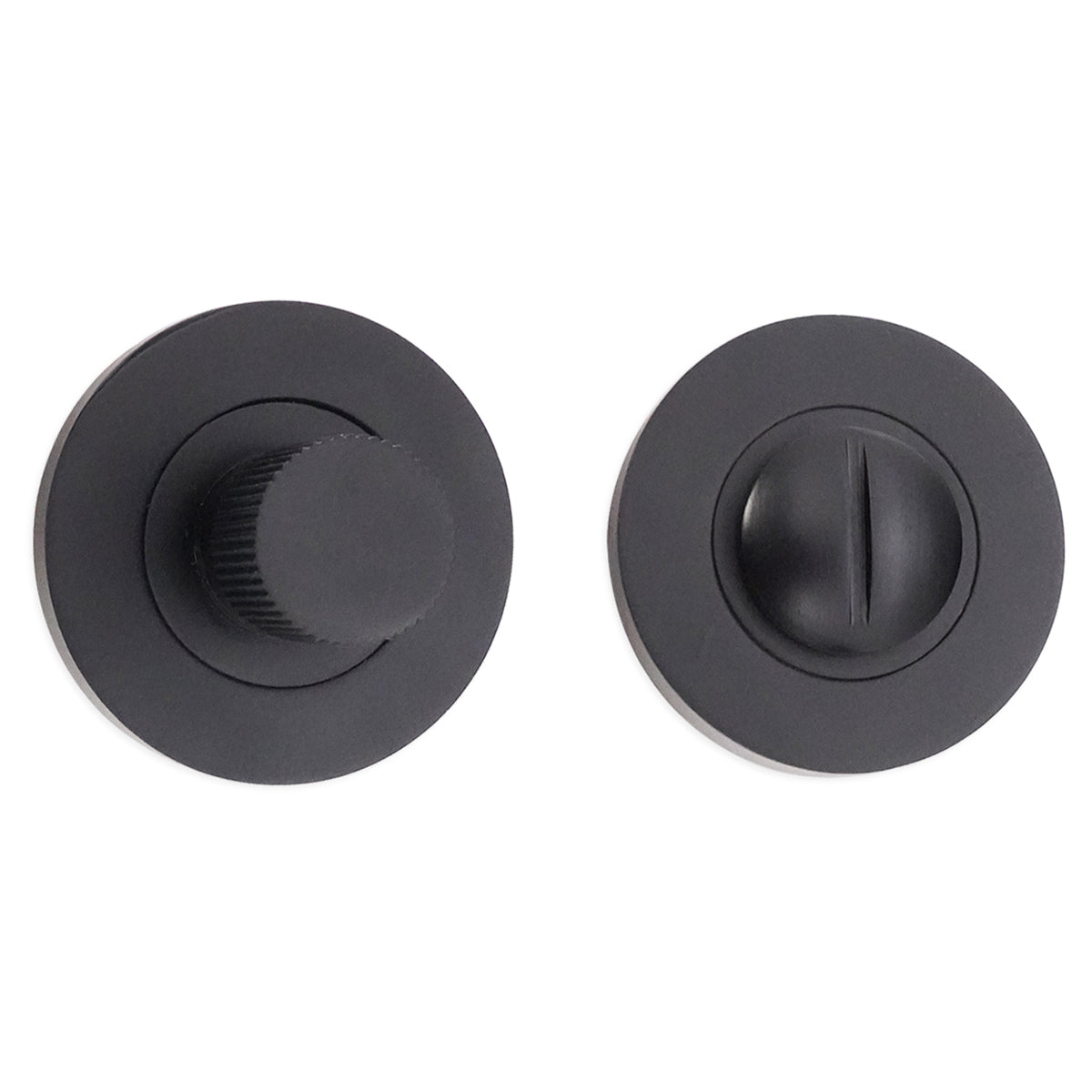 LINEAR KNURLMOND THUMB TURN & RELEASE 28x50x50 MBK by Spira Brass