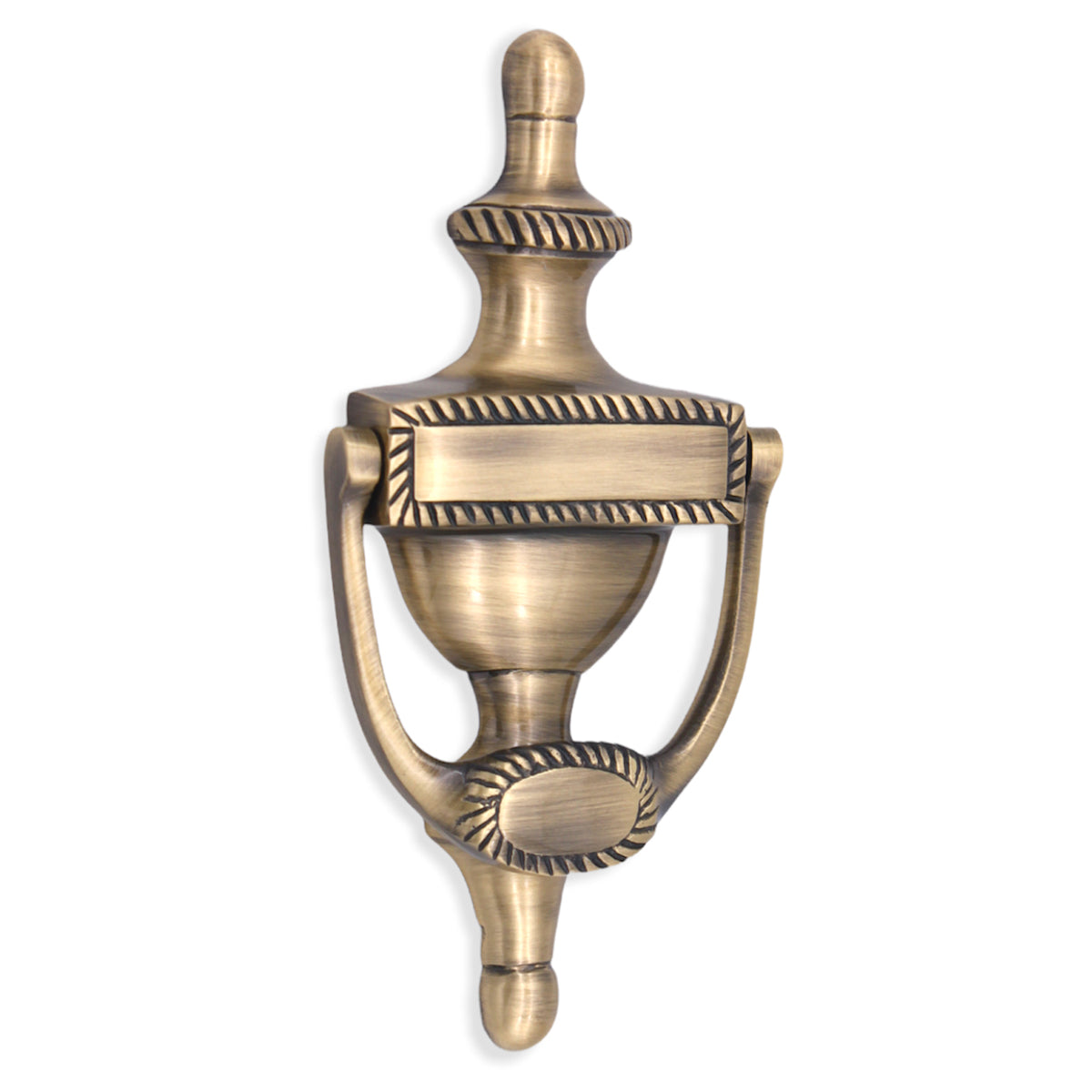 GEORGIAN DOOR KNOCKER 120x110 ABR by Spira Brass
