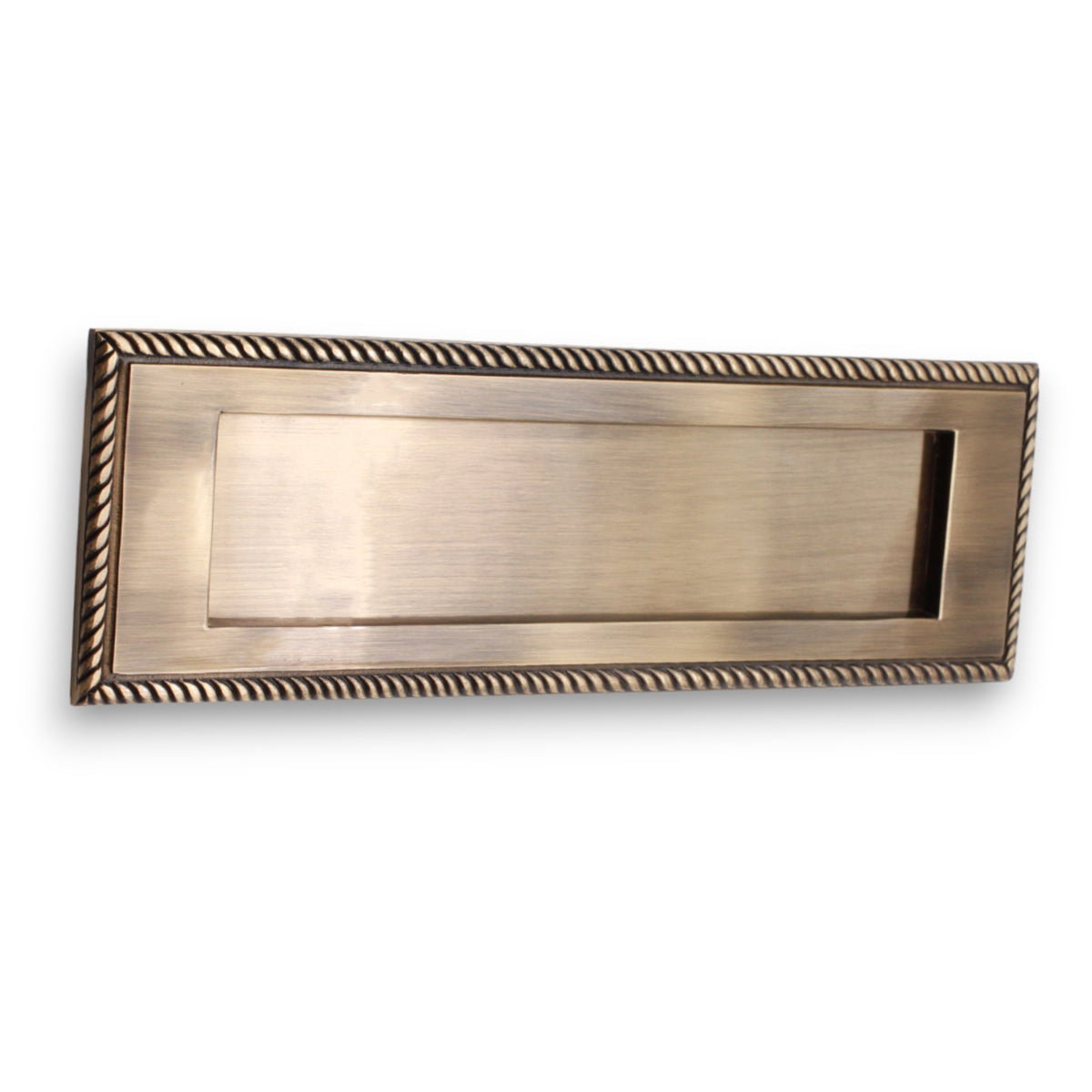 GEORGIAN LETTER PLATE 75x7x250 ABR by Spira Brass