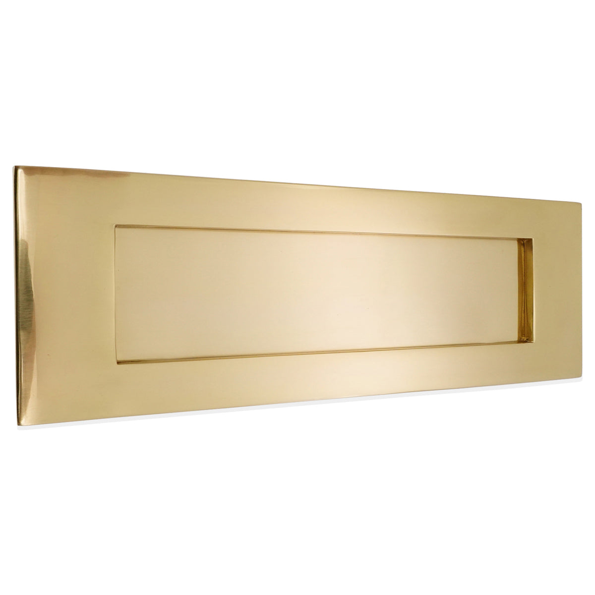 VICTORIAN LETTER PLATE 100x8x300 PBR by Spira Brass