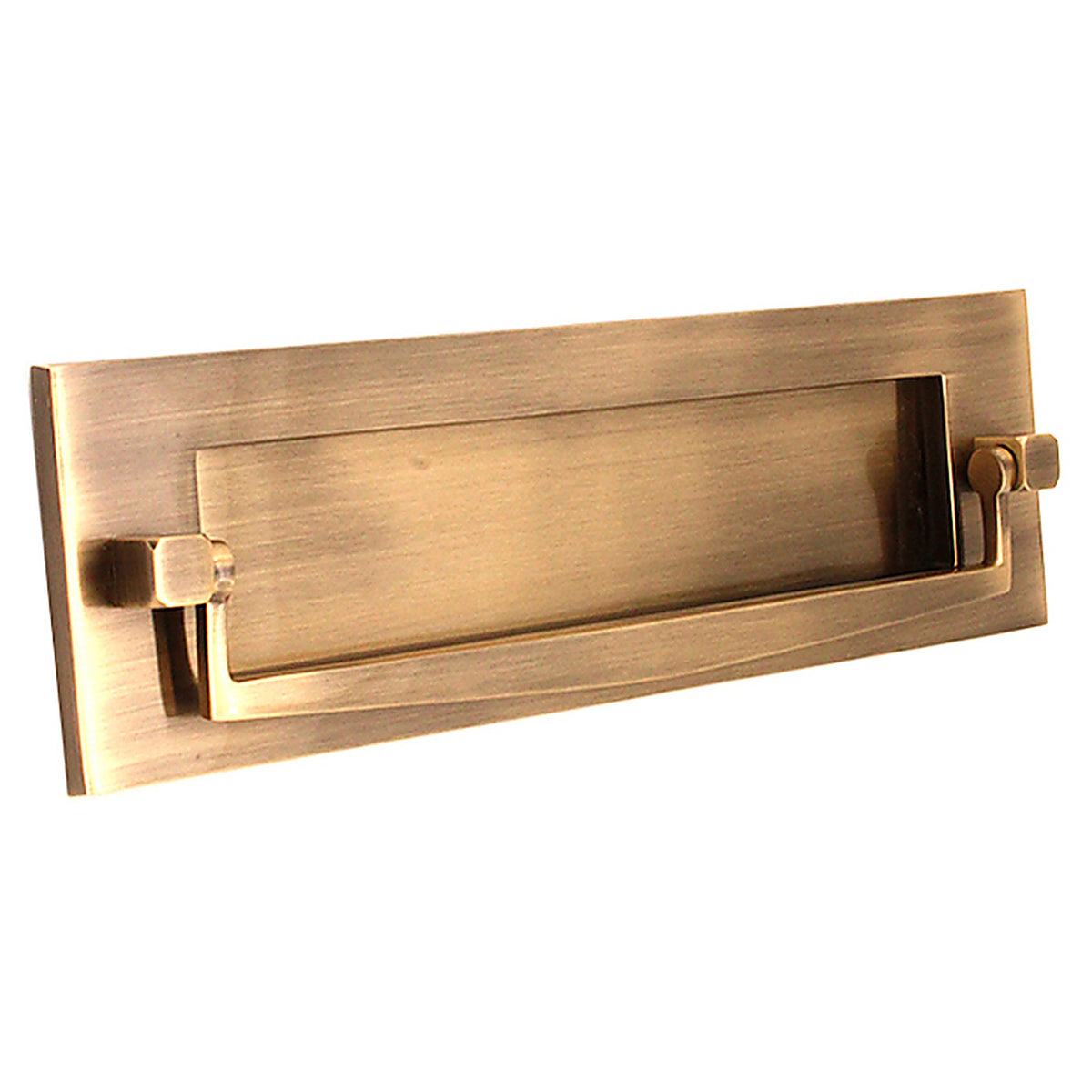 REGENCY KNOCKER POSTAL PLATE 76x7x250 ABR by Spira Brass