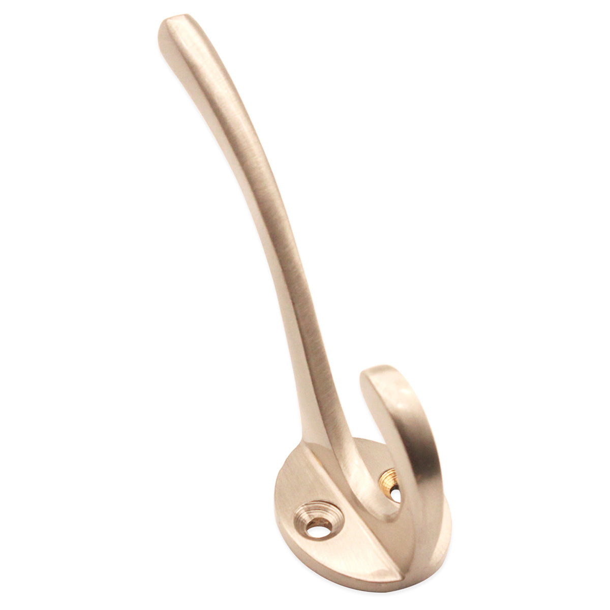 VICTORIAN COAT HOOK 087x55x22 SNP by Spira Brass