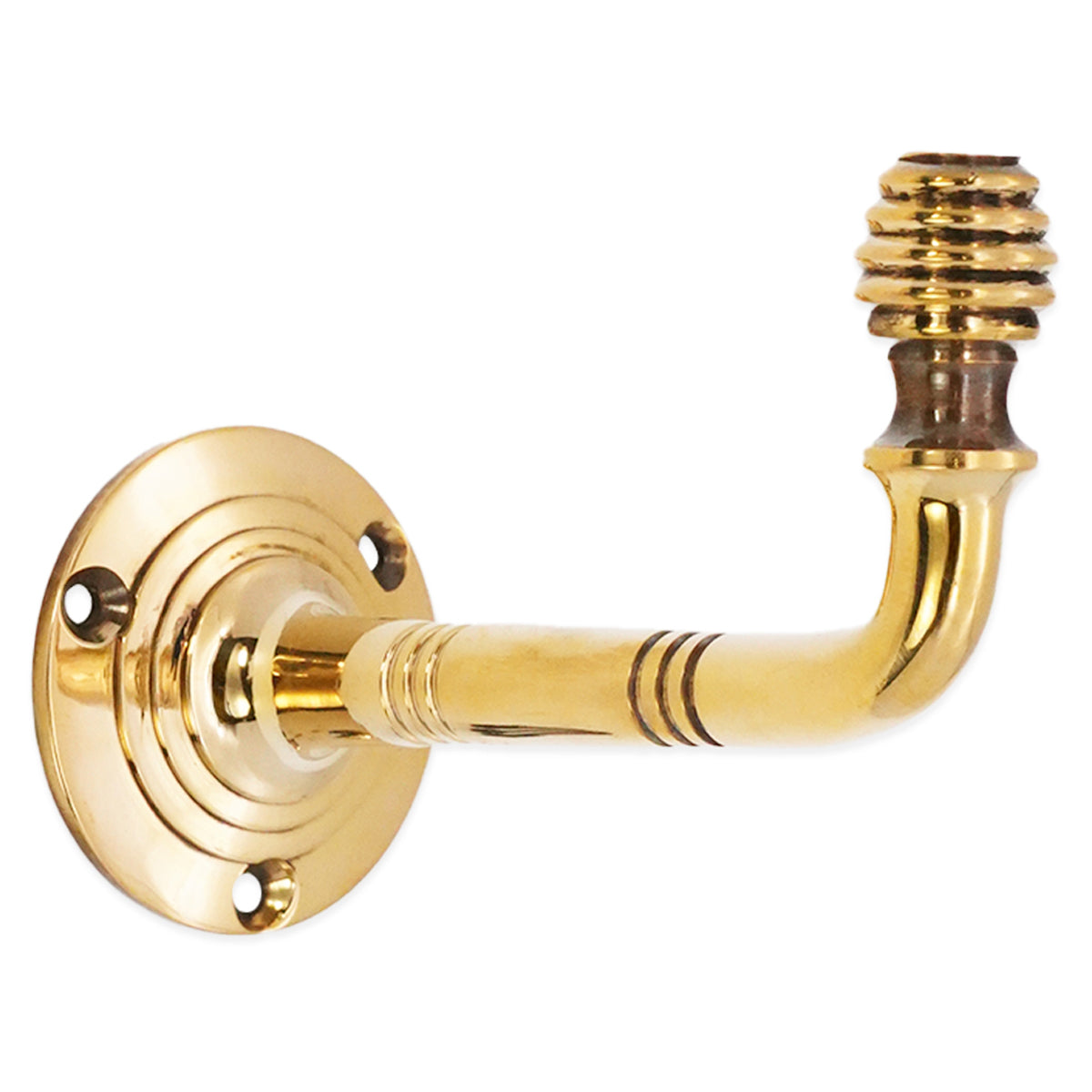 BEEHIVE LARGE COAT HOOK 40x40x88 AGBR by Spira Brass