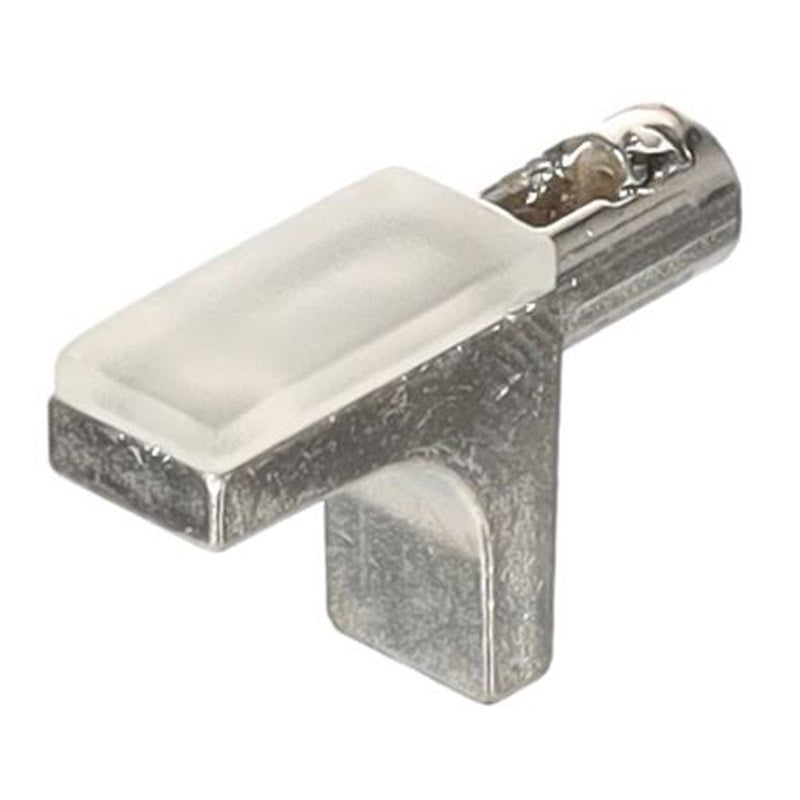 K-Line Glass Shelf Support – Nickel Plated | 20.8x12x6mm | Box of 100