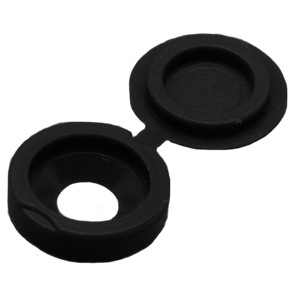 HINGED SCREW CAP LARGE 12-14 BLACK BX1000