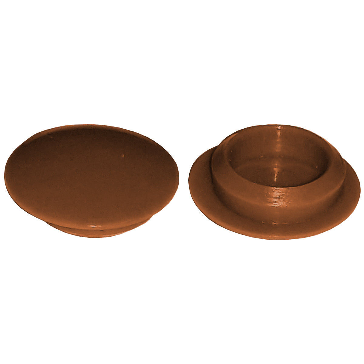 PUSH IN SCREW CAP D10 (12) TEAK BX1000