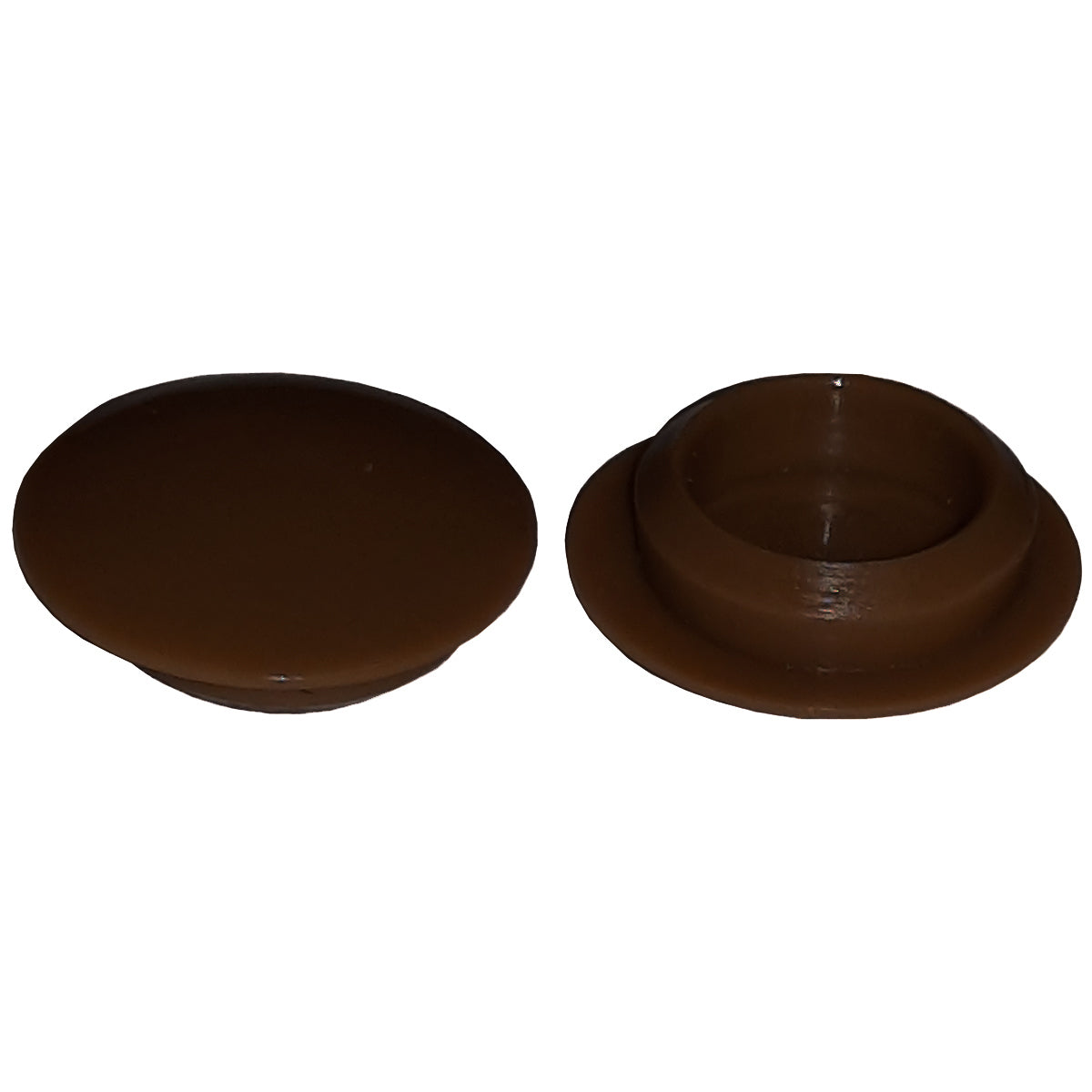 PUSH IN SCREW CAP D10 (17) DARK BROWN BX1000