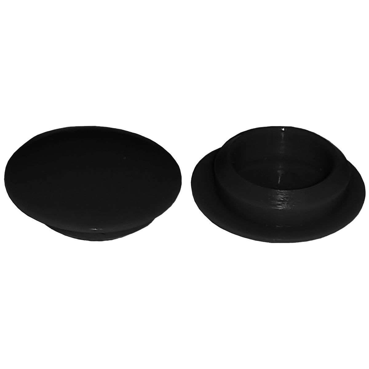 PUSH IN SCREW CAP D10 (18) BLACK BX1000