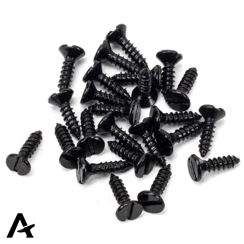 SCREW COUNTERSUNK 06x12.70 BLK x25 - 91154 by MARCHES (ANVIL) ARCHITECTURAL HARDWARE