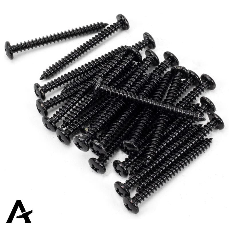 SCREW ROUNDHEAD 10x50.80 BLK x25 - 91177 by MARCHES (ANVIL) ARCHITECTURAL HARDWARE