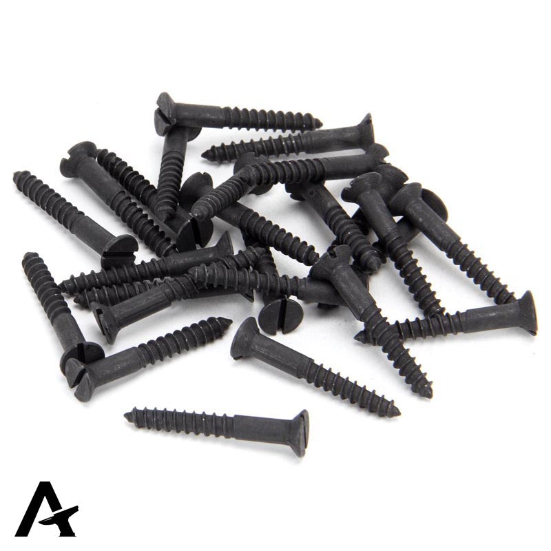 SCREW COUNTERSUNK 08x31.75 BLK x25 - 91290 by MARCHES (ANVIL) ARCHITECTURAL HARDWARE