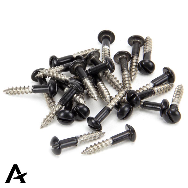 ROUNDHEAD SCREW 3.5x20 BLK/STST x25 - 83755 by MARCHES (ANVIL) ARCHITECTURAL HARDWARE