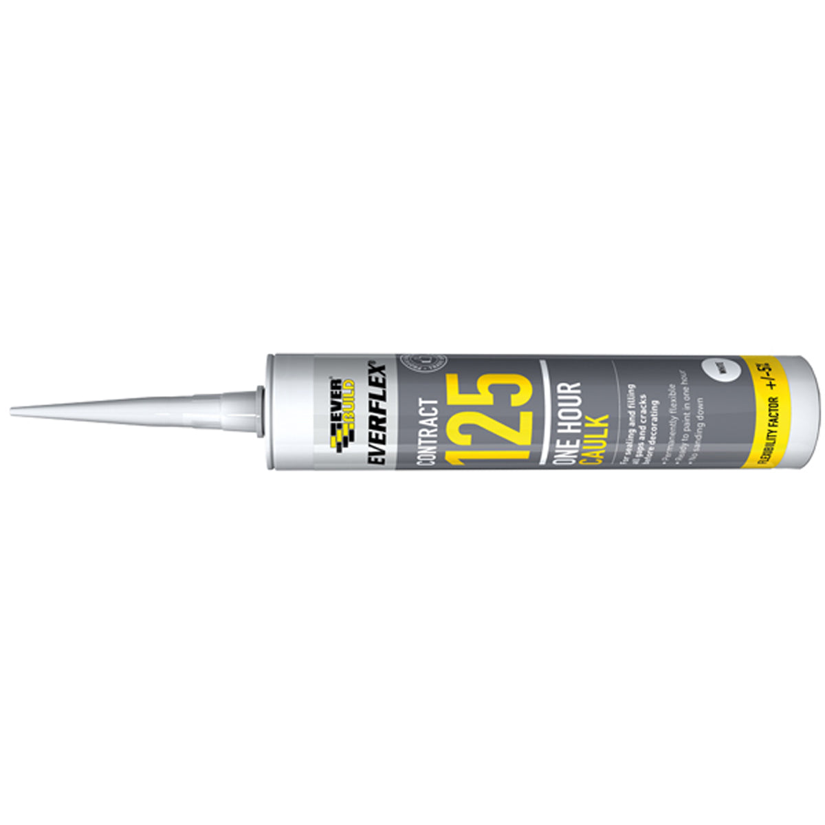Everbuild Caulk Mastic 310ml White