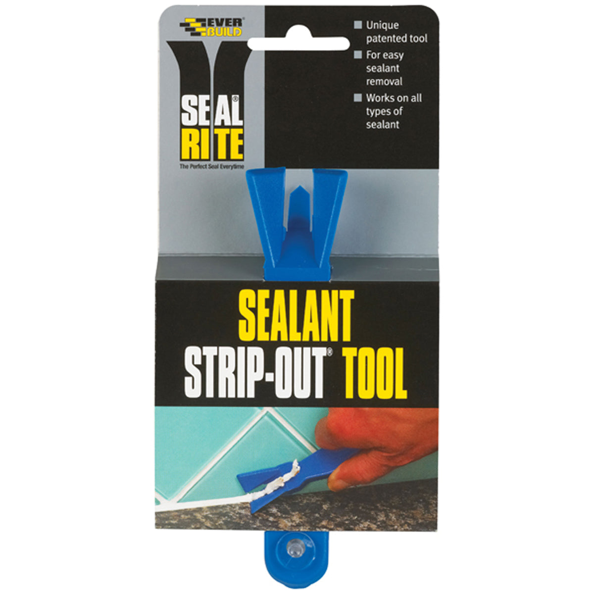 SILICON SEALANT STRIP-OUT TOOL BLUE