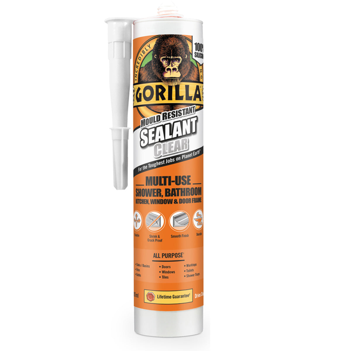 GORILLA SEALANT 295ml CLR