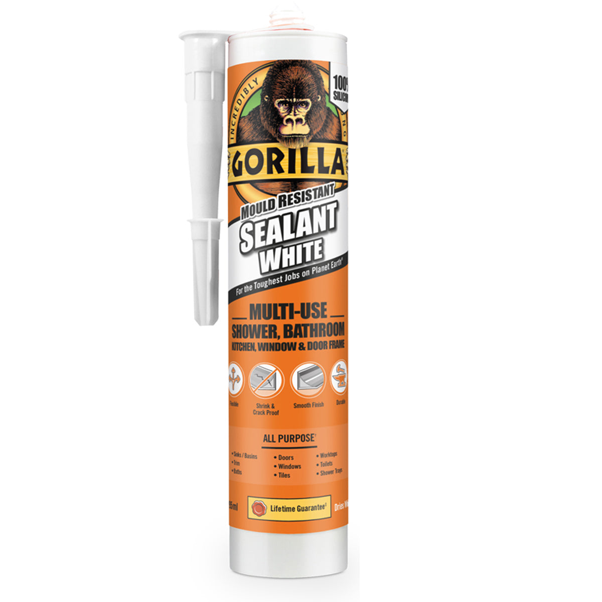 GORILLA SEALANT 295ml WHI