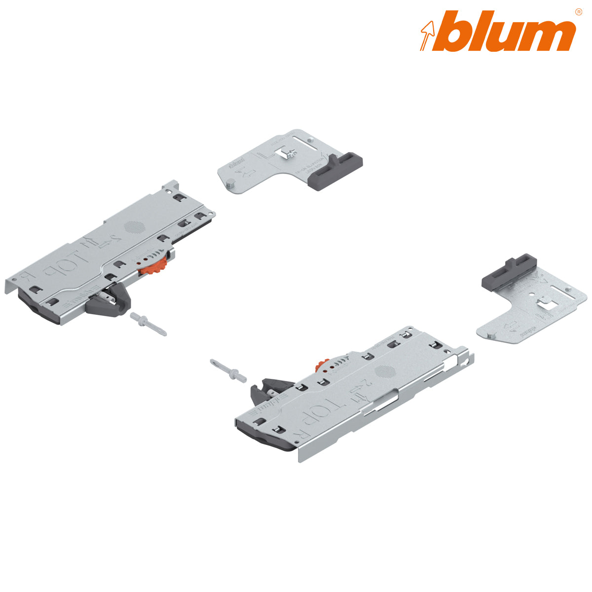 BLUM LEGRABOX/MOVENTO TIP-ON BLUMOTION UNIT S0 270-300 WHI PR