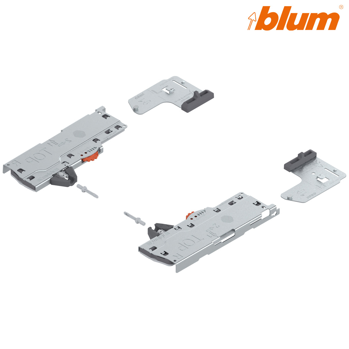 BLUM LEGRABOX/MOVENTO TIP-ON BLUMOTION UNIT S1 270-320 WHI PR