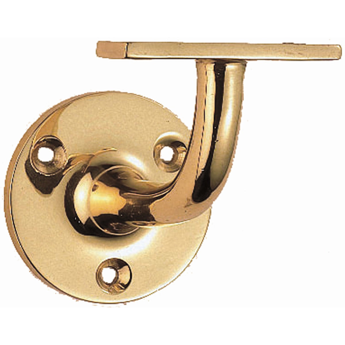 CLAS HRAIL BRACKET HEAVY 79x55 PBR AA86 by CARLISLE BRASS