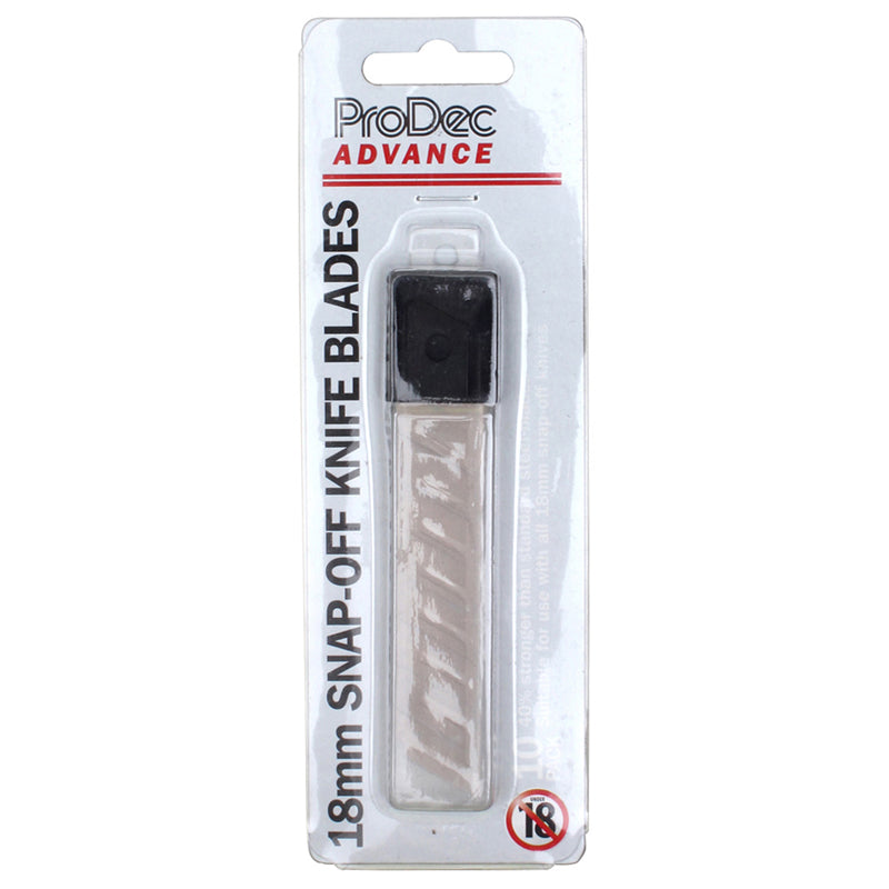 PRODEC SNAP OFF KNIFE BLADE 18 PK10 – TOO026D