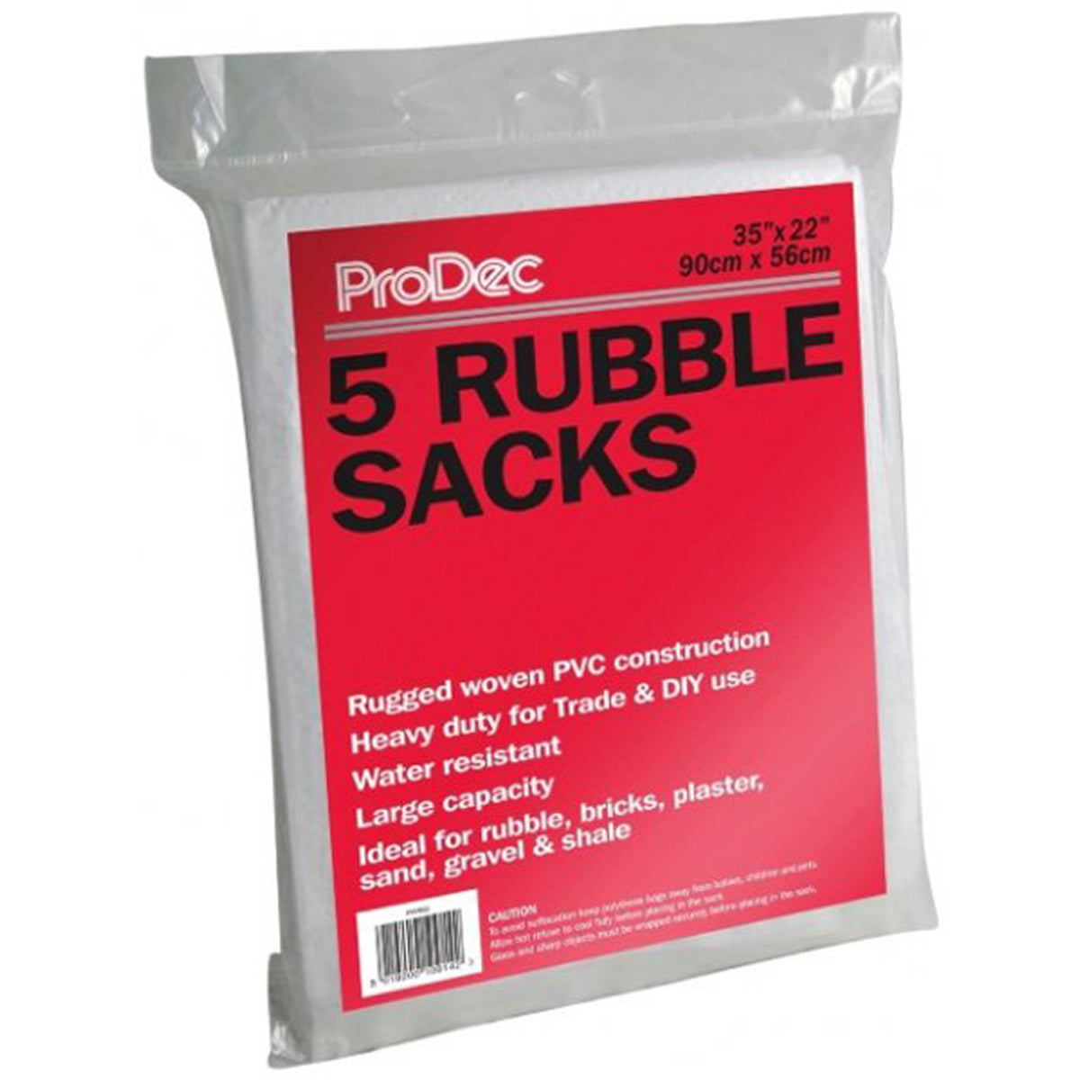 RUBBLE SACKS WOVEN PACK5