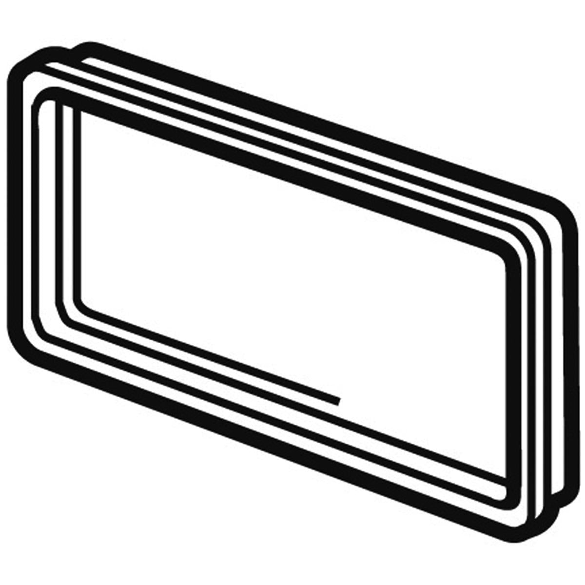 SYS100 FLAT CHANNEL END CAP