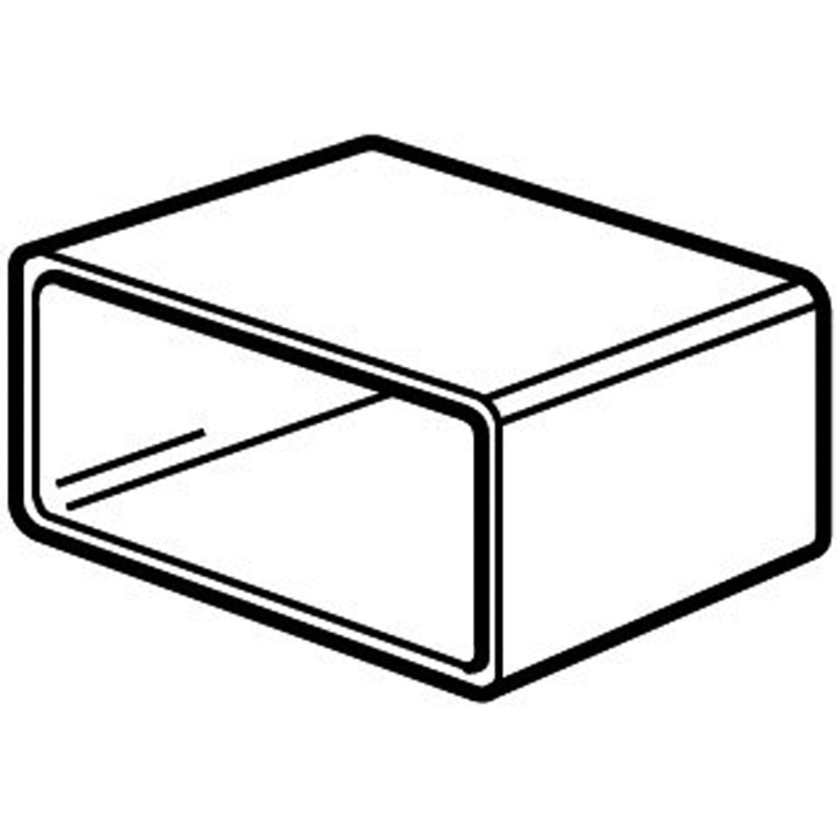 SYS100 FLAT CHANNEL CONNECTOR WHITE – V020