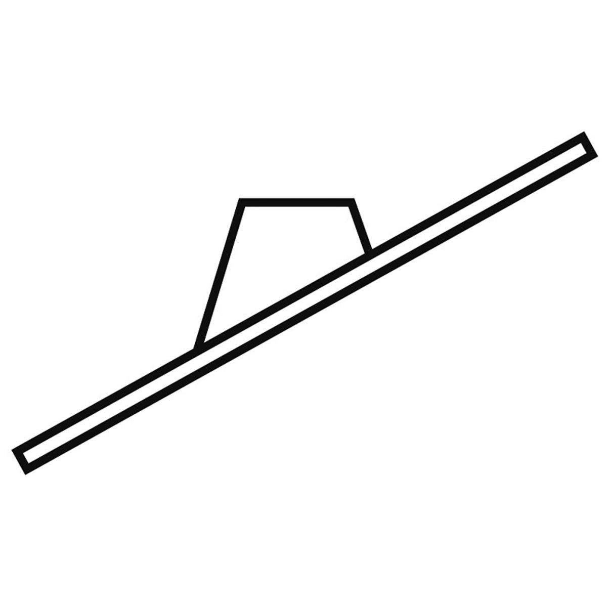 System100 Roof Weathering Slate Angled Rubber/Aluminium