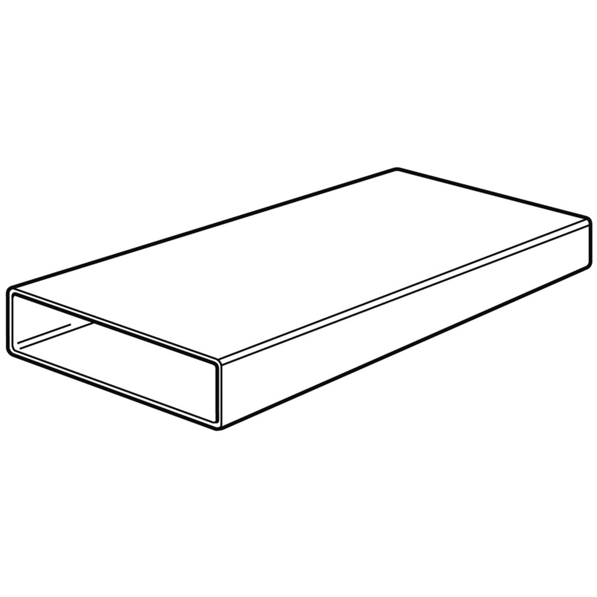 STUBE125 FLAT CHANNEL 1500 WHITE by DOMUS VENTILATION