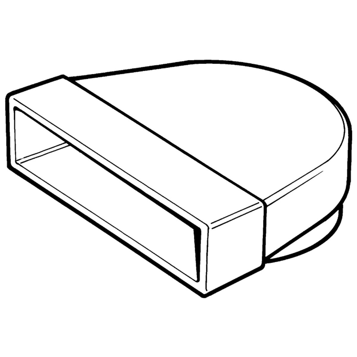 STUBE125 ELBOW BEND CONNECT 125 by DOMUS VENTILATION