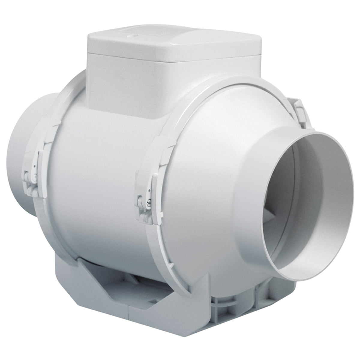 MIXED FLOW IN-LINE FAN 100 WHI