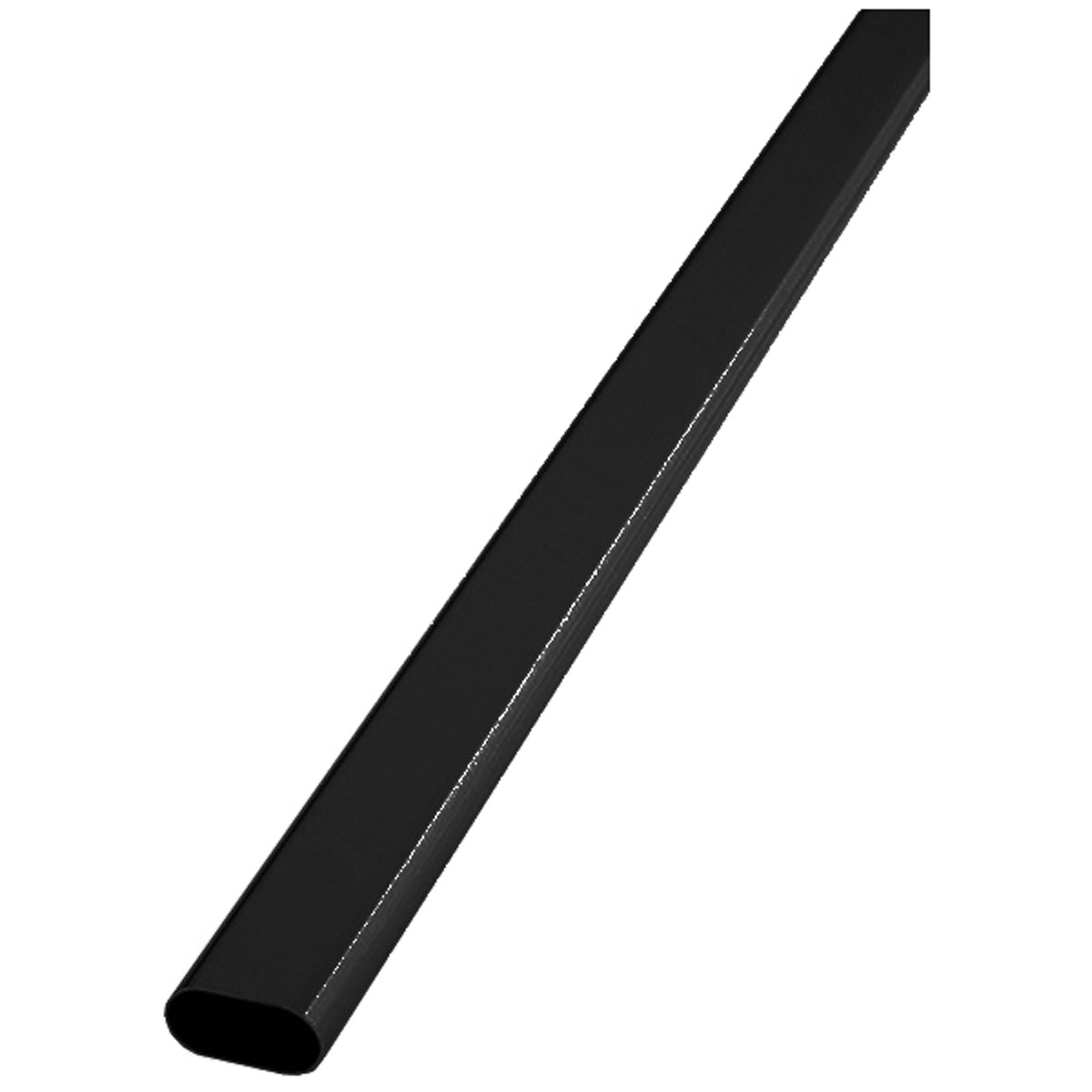 OVAL HANGING RAIL 30x15x1829 BLACK