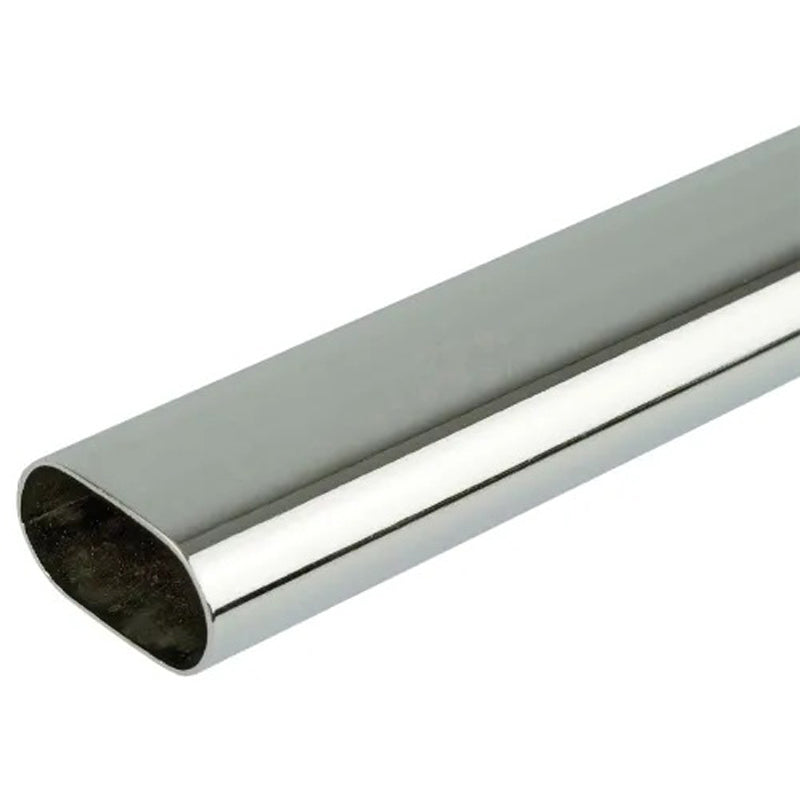 OVAL HANGING RAIL 30x15x1200 CHROME by PROSOLVE CONSTRUCTION CONSUMABLES