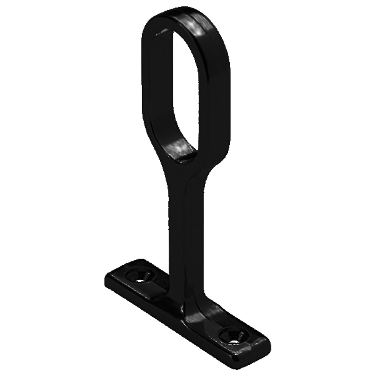 OVAL CENTRE SUPPORT 30x15 BLK