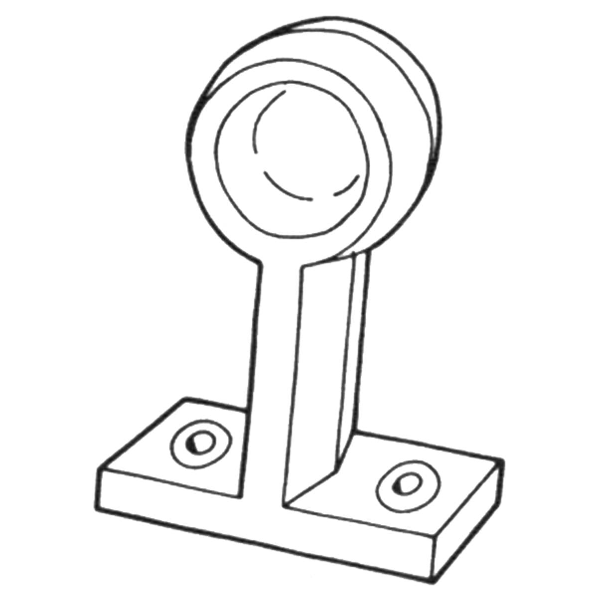 SUPPORT EXTENDED PLASTIC END