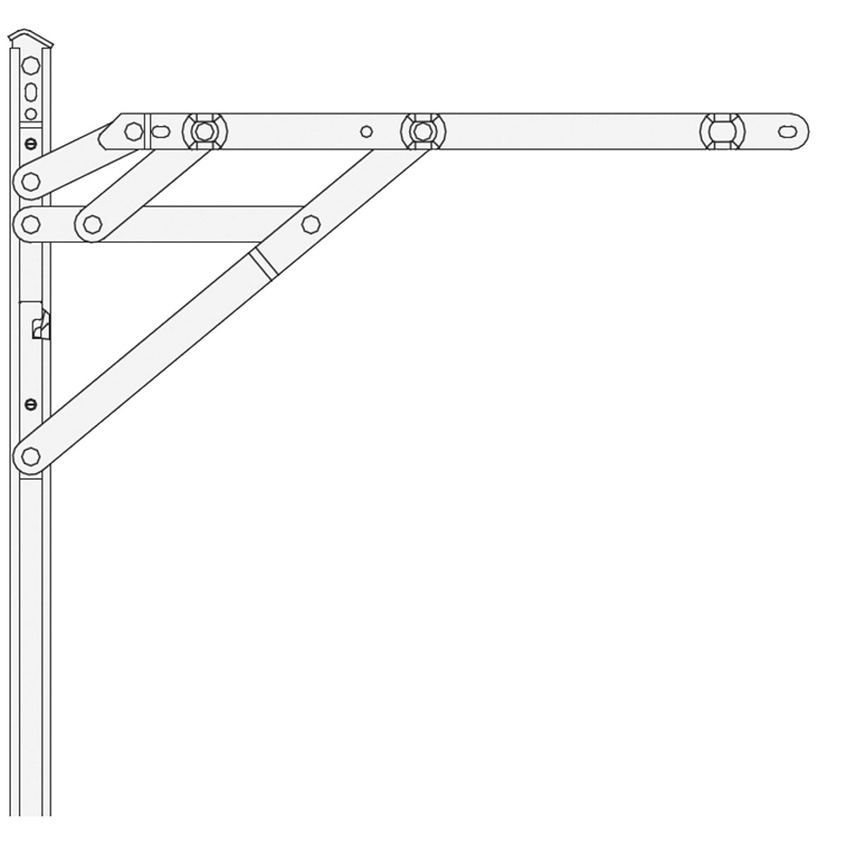 EGRESS HINGE SIDE 400 RIGHT PR.