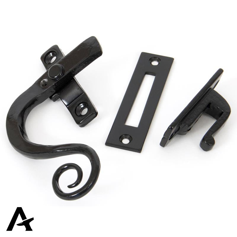 MONKEYTAIL FASTENER LOCK LH 112x14x25 BLK