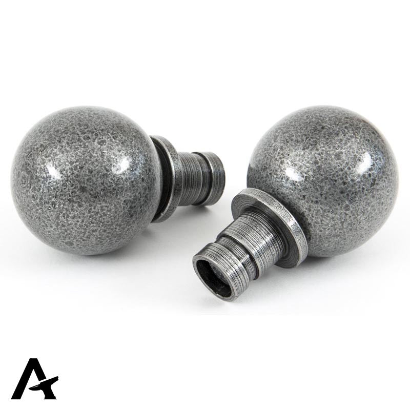 CURTAIN FINIAL BALL PR 42x45 PEW