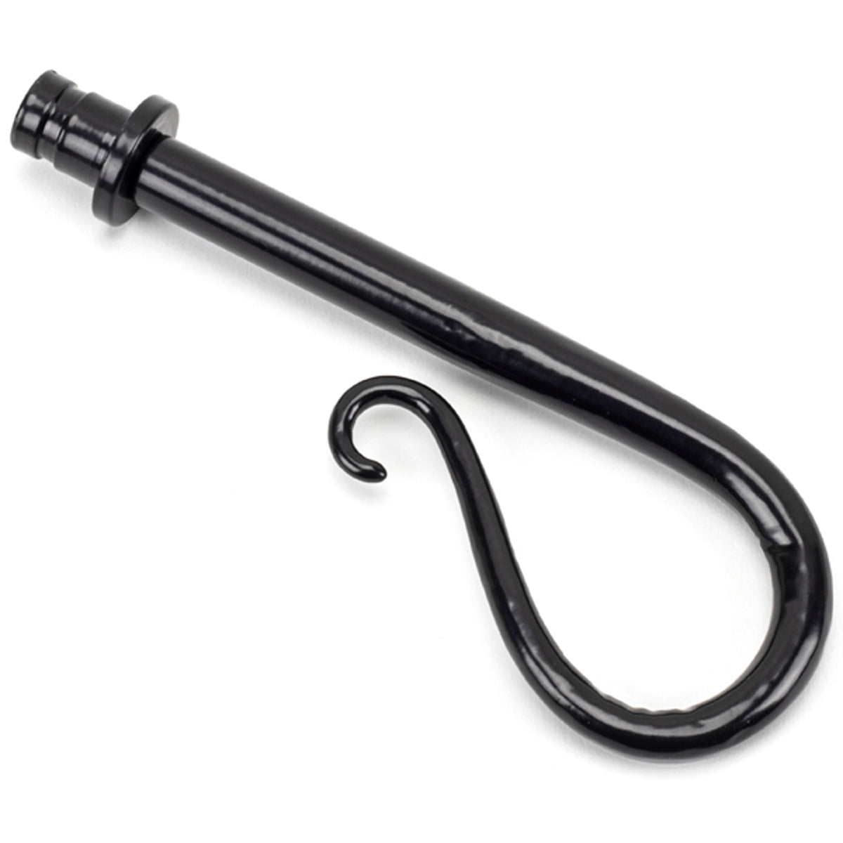 CURTAIN FINIAL CROOK PR 154x70x25 BLK