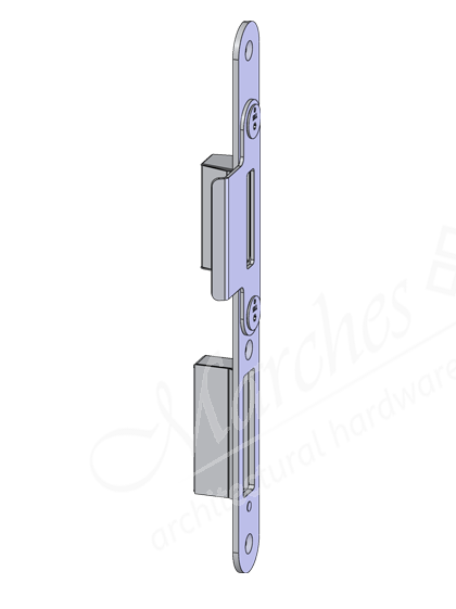 WINKHAUS CENTRE LATCH KEEP RH (28MM CENTRE LINE) 56MM THICK DOOR by MARCHES (ANVIL) ARCHITECTURAL HARDWARE
