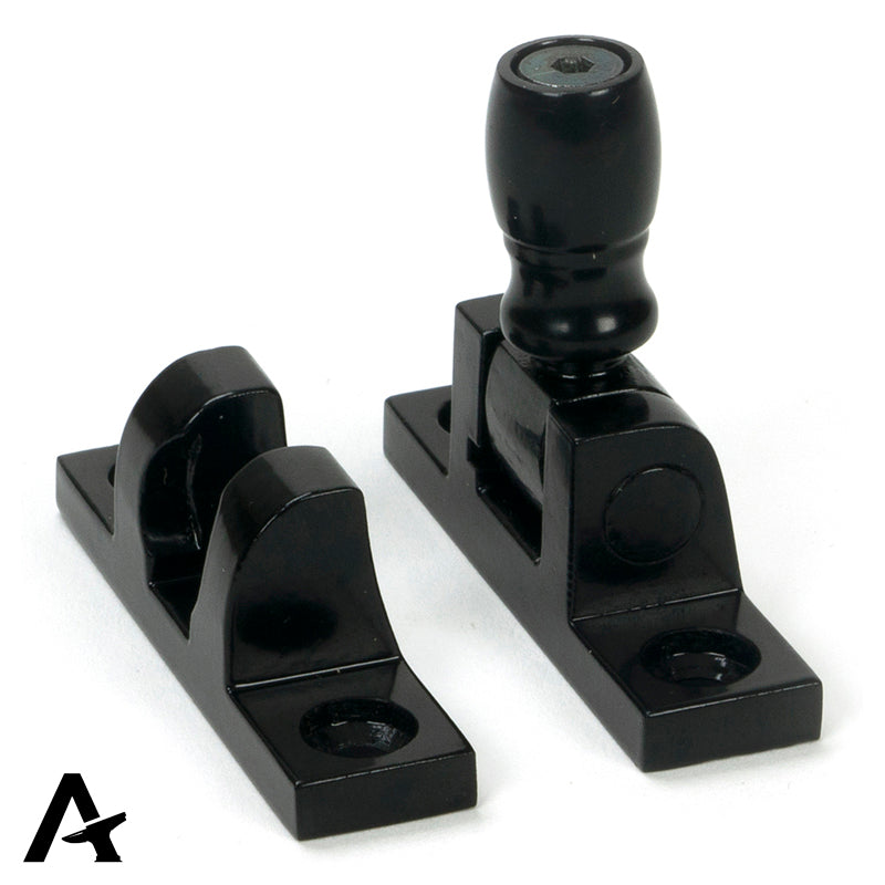 MUSHROOM BRIGHTON FASTENER NAR 55x14x20 BLK by MARCHES (ANVIL) ARCHITECTURAL HARDWARE