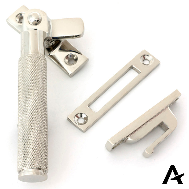 BROMPTON LOCKING FASTENER LH 130x17x38 PNP by MARCHES (ANVIL) ARCHITECTURAL HARDWARE