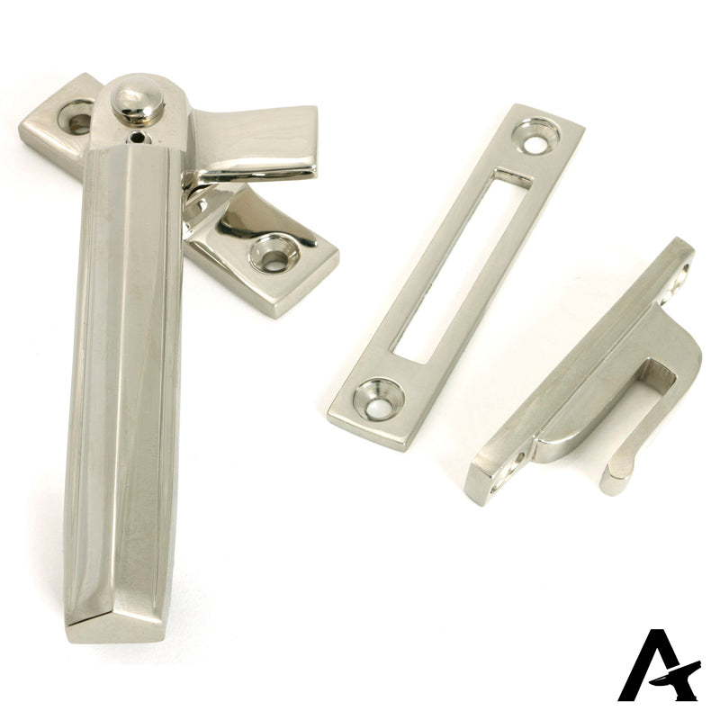 ART DECO LOCKING FASTENER LH 130x17x33 PNP - 51915 by MARCHES (ANVIL) ARCHITECTURAL HARDWARE