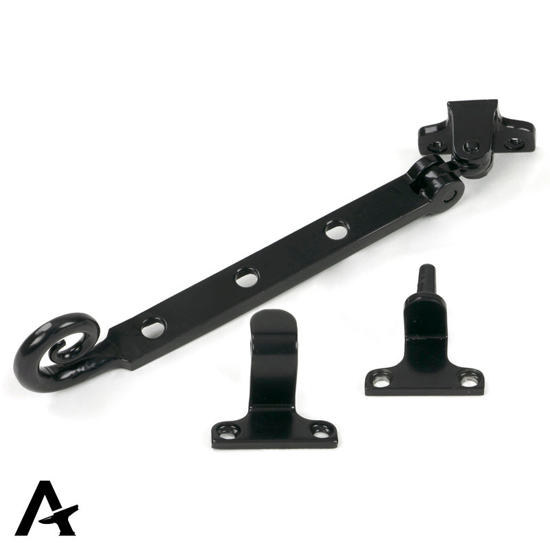 MONKEYTAIL STAY ST 227x15x33 BLK by MARCHES (ANVIL) ARCHITECTURAL HARDWARE