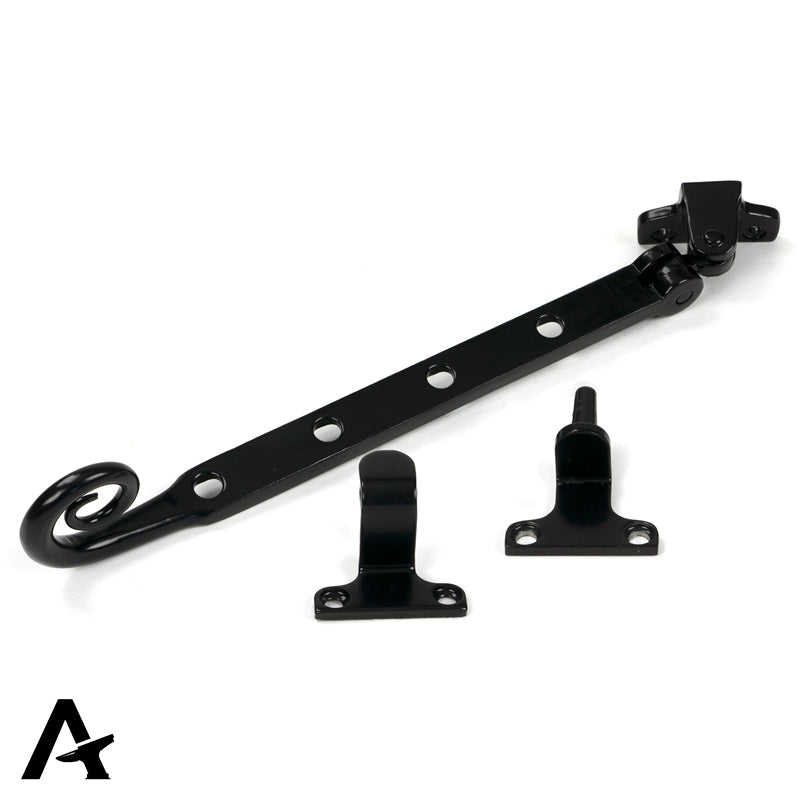 MONKEYTAIL STAY ST 266x15x33 BLK by MARCHES (ANVIL) ARCHITECTURAL HARDWARE