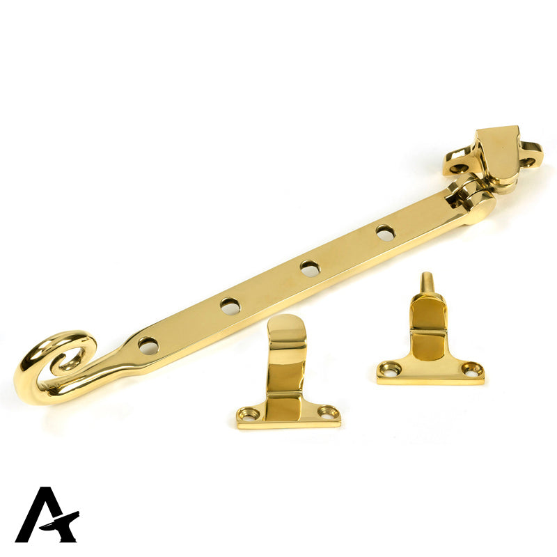 MONKEYTAIL STAY ST 266x15x33 PBR - 52038 by MARCHES (ANVIL) ARCHITECTURAL HARDWARE